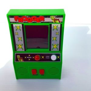 Handheld Frogger retro handheld game